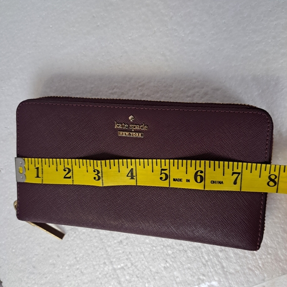 Kate Spade New York  Large Continental Zip Around Leather Wallet - Picture 12 of 13